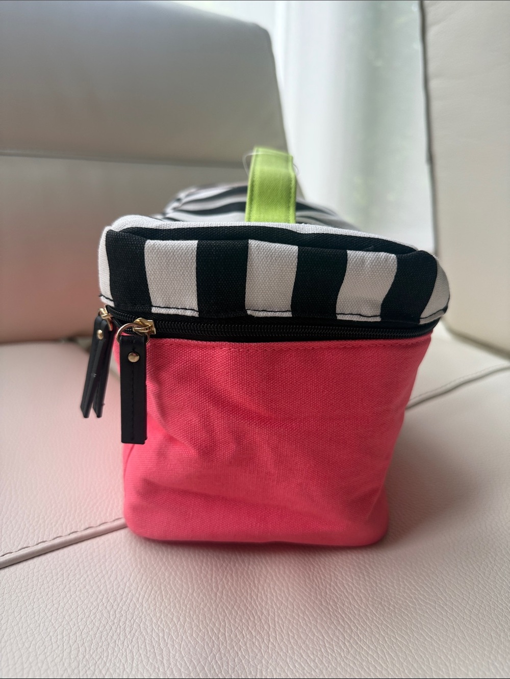 Victoria's Secret Sexy Little Things Striped Canvas Organizer Bag - Picture 4 of 15